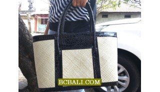 Natural Ethnic Pandanus Handbags Design Bali